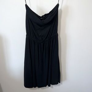 Black mini dress